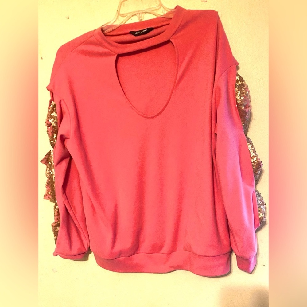 Chicme Soft Pink Top, Size XL